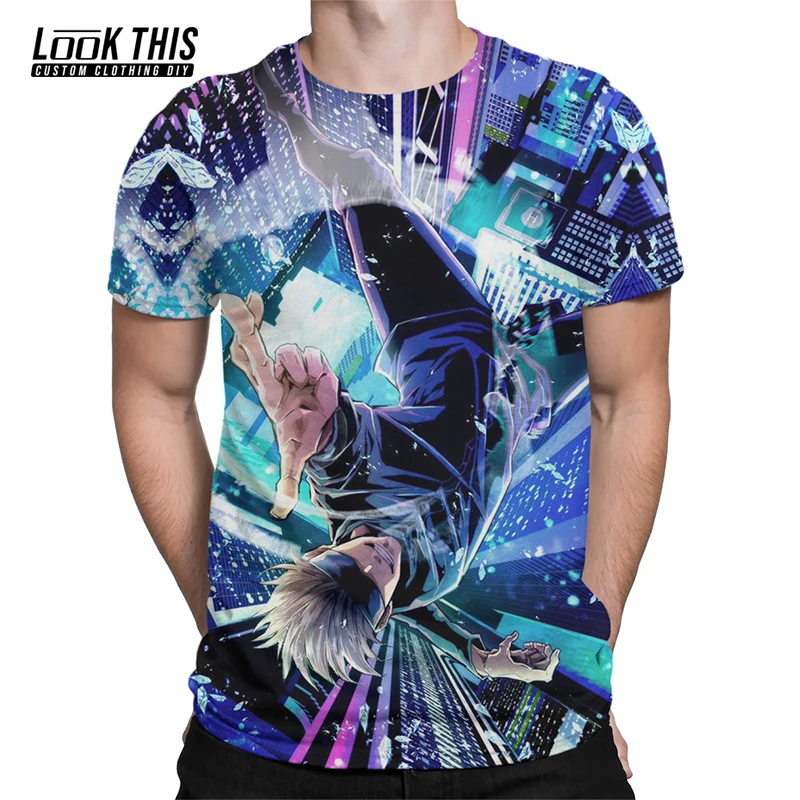 

Jujutsu Kaisen 3D Print Cool T Shirts for Men's Oversized T Shirt Cool Boy Teen Street Short Sleeve O-neck Sportswear Loose Tops