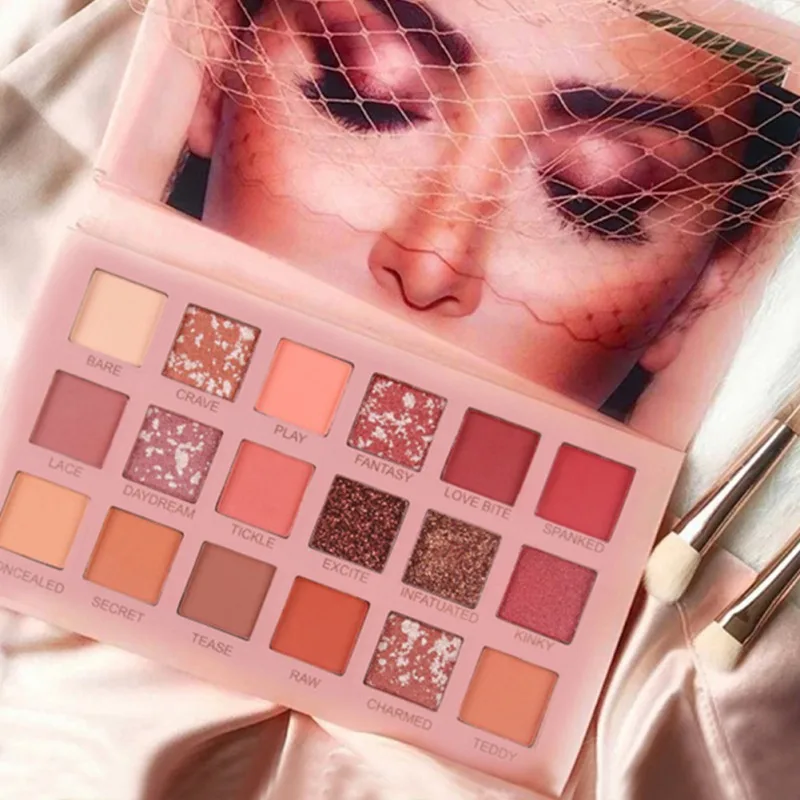 18 цветов пустынные тени для век водостойкие не-Dizzy dying стойкие матовые мерцающие