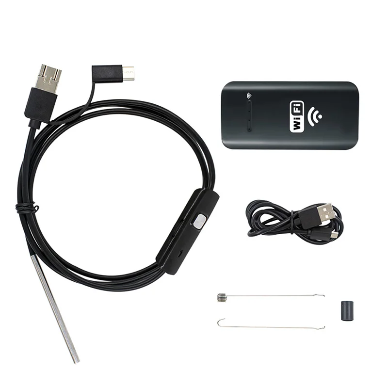 Borescope Endoscope Camera 3.9MM Wifi IP67 Waterproof Mini Snake With 2000amh for Android and iOS iPhone Tablet Samsung | Безопасность и