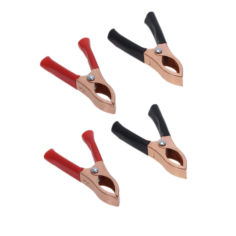 Зажимы Аллигаторы автомобильные 4 шт. X 75 мм 30 А|Щипковые зажимы| |