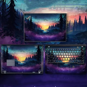 laptop decals for lenovo thinkpad e14e15 colorful painting vinyl stickers for thinkpad e480e485490e580e590 notebook skins free global shipping