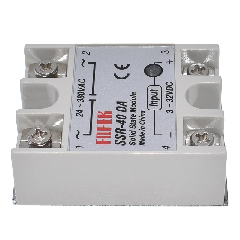 SSR 40 DA твердотельное реле релейный модуль постоянного тока в переменный для