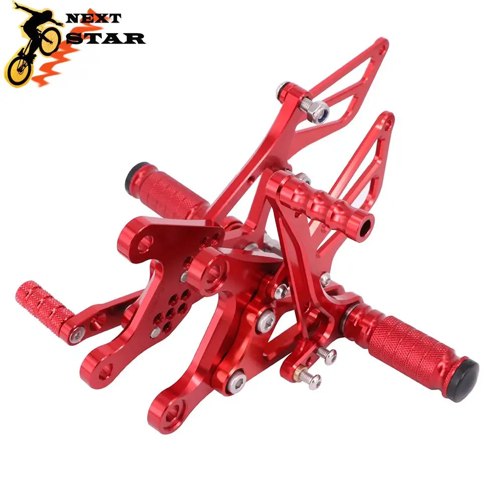 Регулируемые подножки для мотоциклов с ЧПУ педалей KAWASAKI NINJA ZX6R ZX 6R 2005 2006 2007