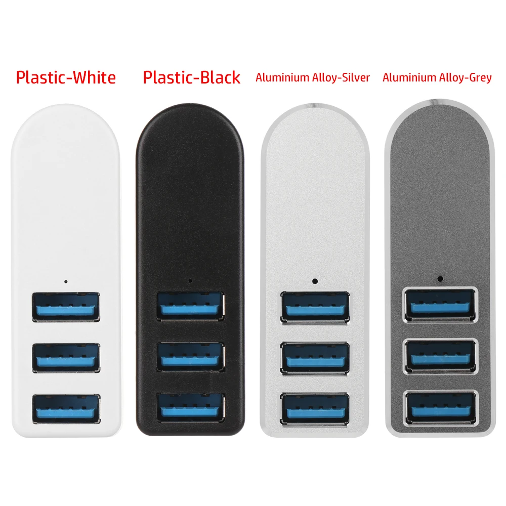 Алюминиевый сплав вращающийся usb хаб 3 порта USB 0 расширитель высокоскоростной