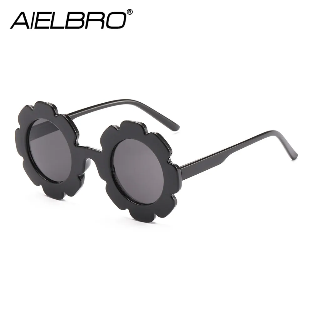 Детские солнцезащитные очки AIELBRO круглые винтажные с защитой UV400 | Спорт и