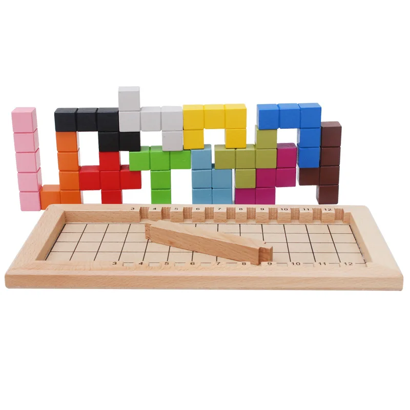 

Kids Toy Colorful Wooden Tangram Tetris Game Brain Teaser Puzzle Toys Baby Preschool Magination Early Educational Children Gift