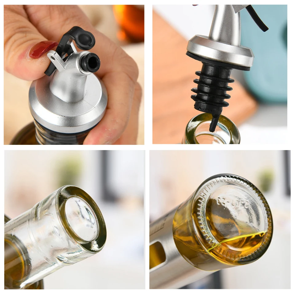 Кухонная стеклянная бутылка для масла уксуса оливкового бутылка-диспенсер |