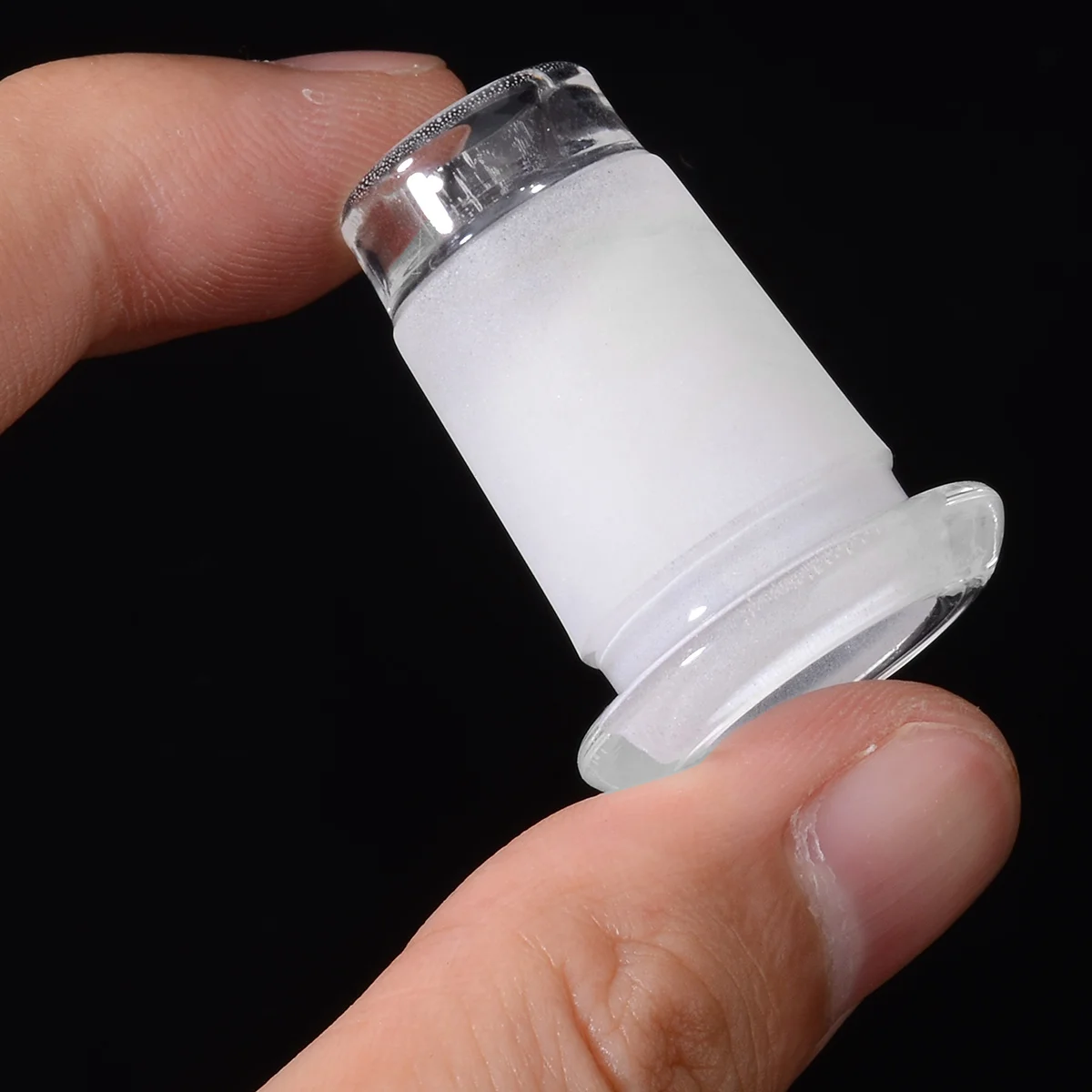 

14mm Female to 18mm Male Joint Clear Glass Expander Reducer Adapter Connector for Glass Hookah Pipe Bowl Water Pipes