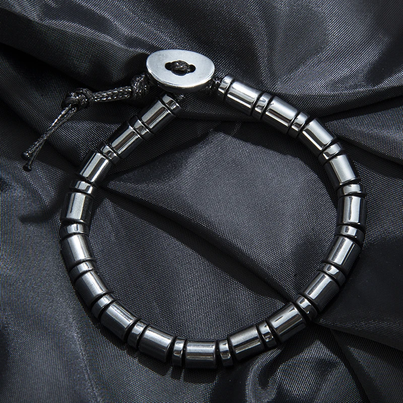 

YEYULIN New Fashion Minimalist Handmade Boho Bracelet Stone Hematite Beads Bracelet Jewelry Gift Friendship Women Accessories