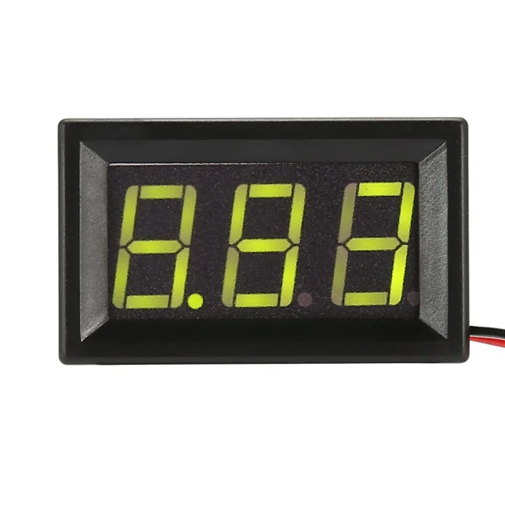 1/2/5 шт. 2,5-30 V 0.56in 2-провода светодиодный цифровая панель дисплея вольтметр измеритель напряжения Тестер Авто Батарея Автомобиль Мотоцикл