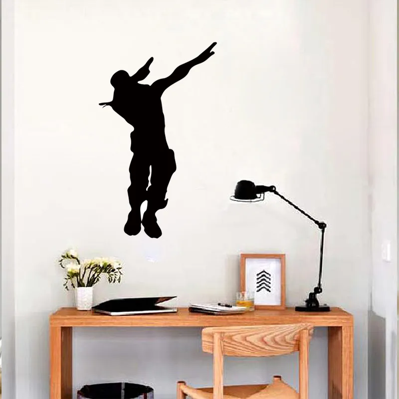 3D настенные художественные наклейки обои для видеоигр боевые геймеры виниловые