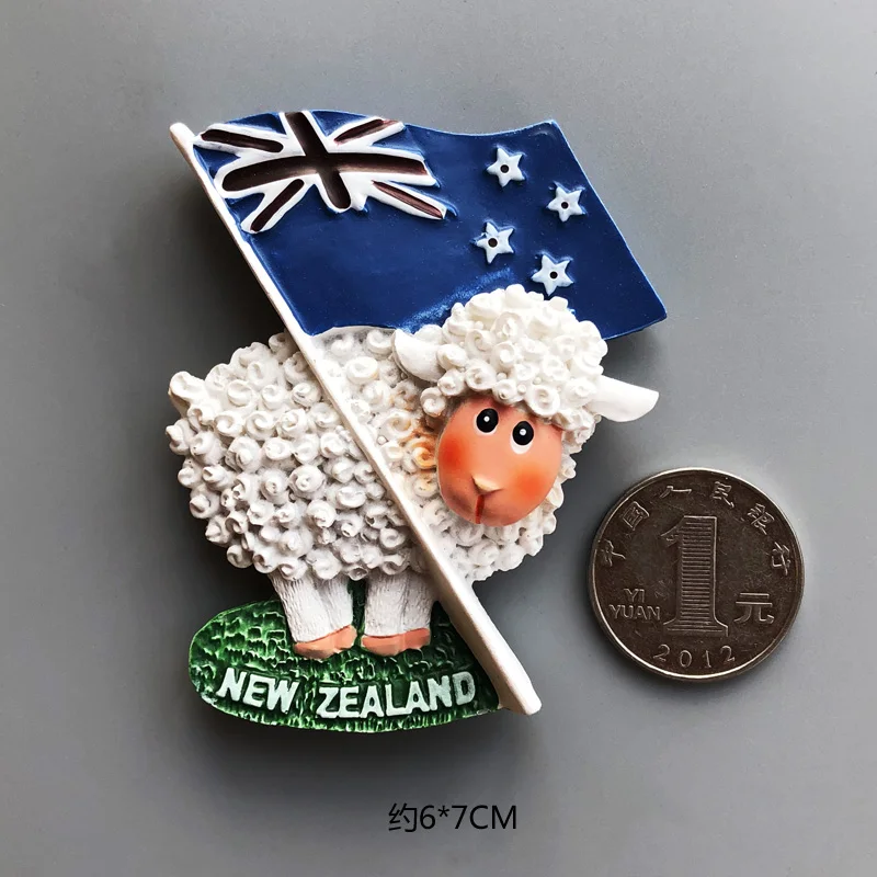 

Магниты на холодильник набор из 8 стран