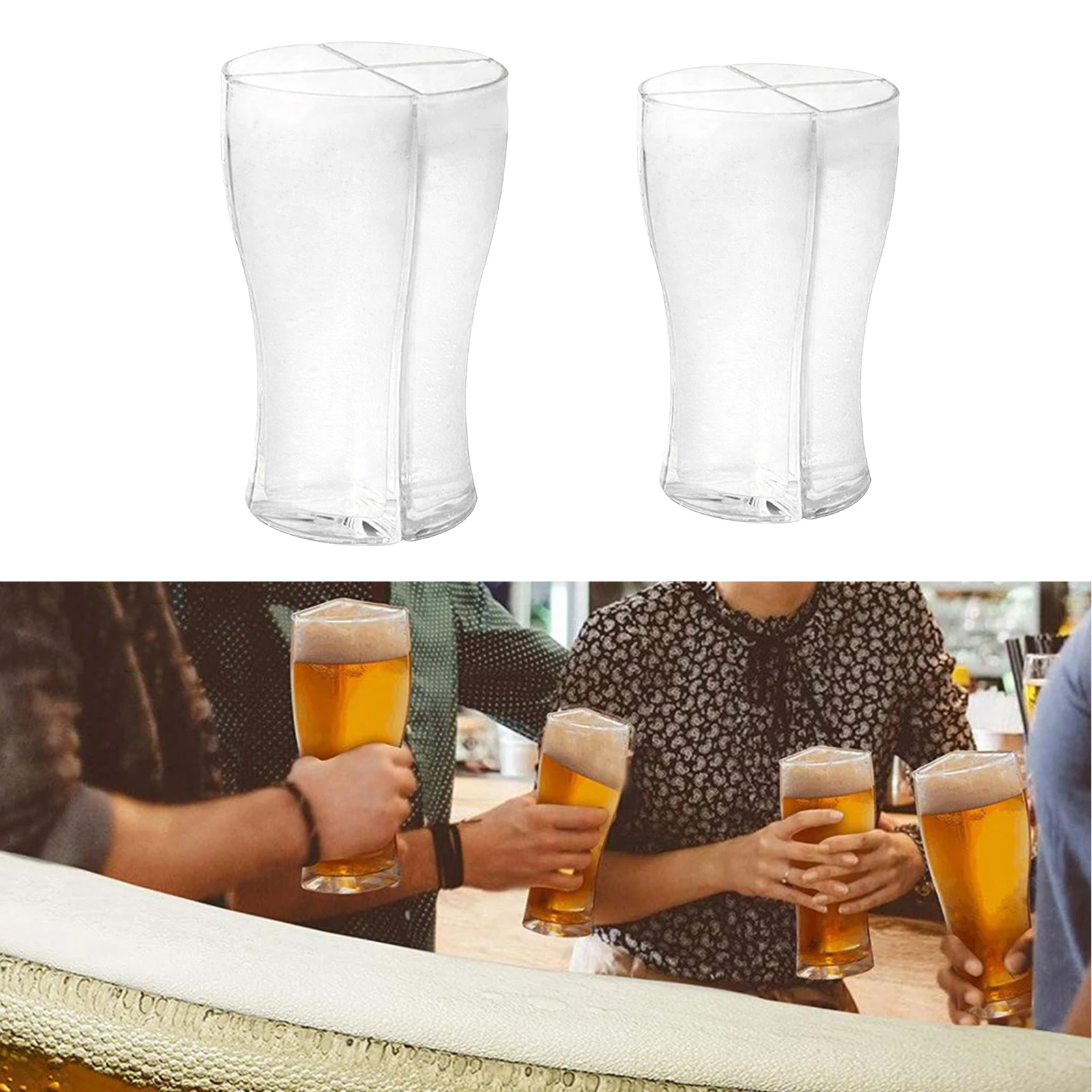 

Schooner Acrylic Home Beer Glass Beer Drinks Cup Beverage Stein Bottle Mug