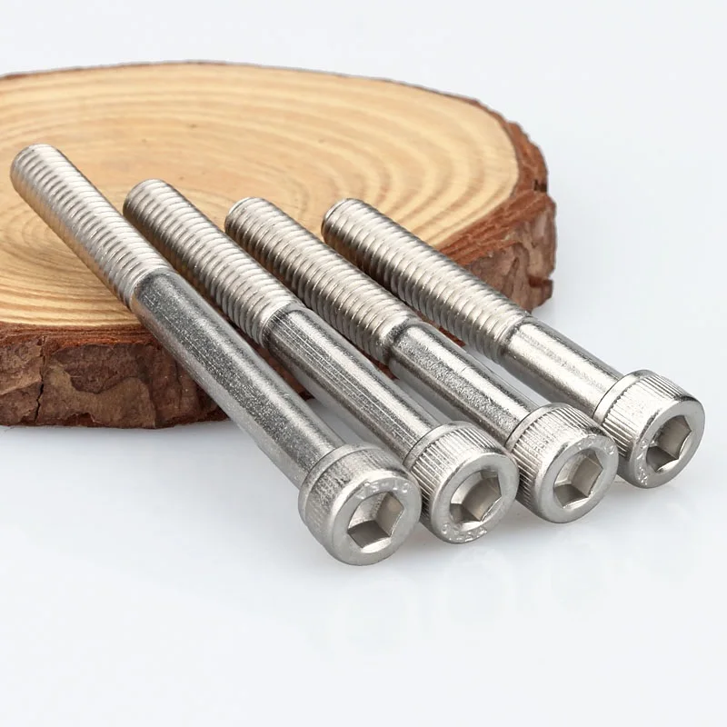 Винты с шестигранной головкой и полурезьбой из нержавеющей стали 304 1-10 шт. |