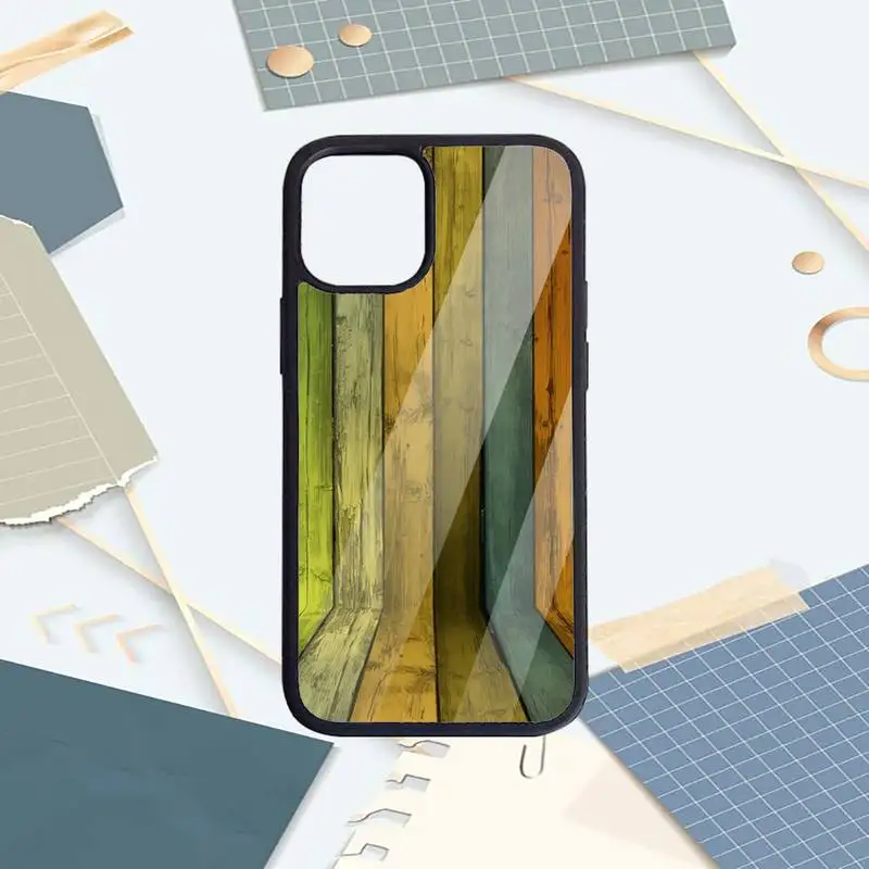 

Wooden Style design pattern Phone Case PC for iPhone 11 12 pro XS MAX 8 7 6 6S Plus X 5S SE 2020 XR Luxury brand shell funda