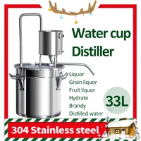 33l moonshine still household distiller homebrew machine for alcohol making essential oil equipment