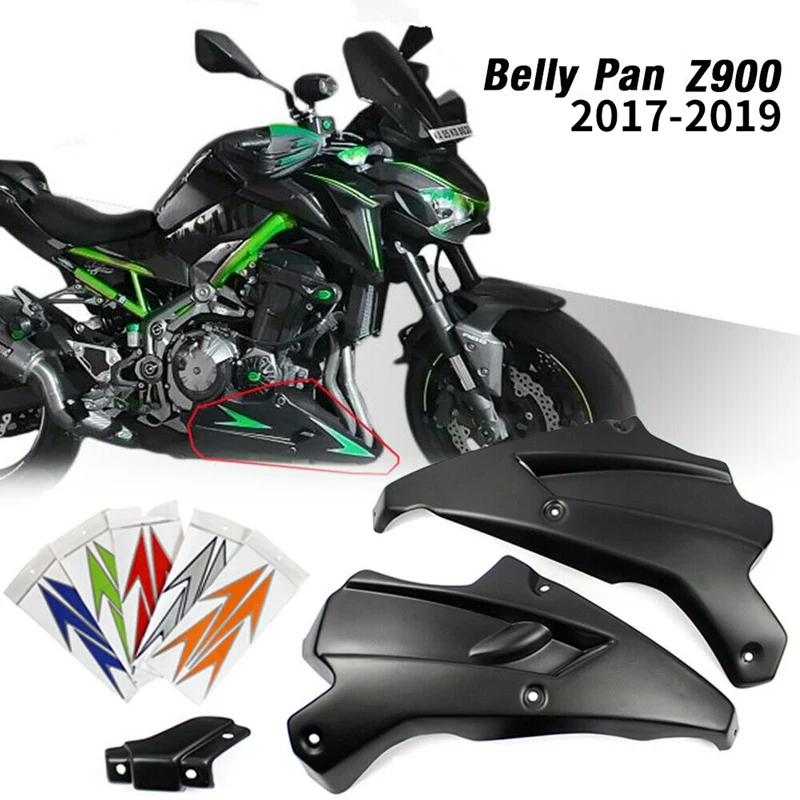 

Motorcycle Bellypan Belly Pan Engine Spoiler Lower Panel Fairing Cowling Cover for Kawasaki Z900 ZR900 2017-2019