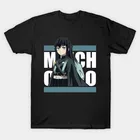 Мужская футболка, футболка Muichiro Tokito ( Kimetsu No Yaiba Demon Slayer), футболка, женская футболка, хлопковые футболки, топы, аниме