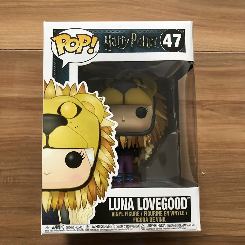 Официальный FUNKO POP Гарри Поттер-Луна, Гермиона, Рон, Джинни, Питер Виниловая фигурка Коллекционная модель игрушки с оригинальной коробкой - Цвет: Черный