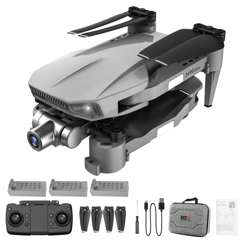 

L106 Pro GPS Drone 5G Wifi Fpv 4K HD Dual Camera 2-axis Gimbal Aerial Photography Foldable Quadcopter RC Distance 1200M Gifts