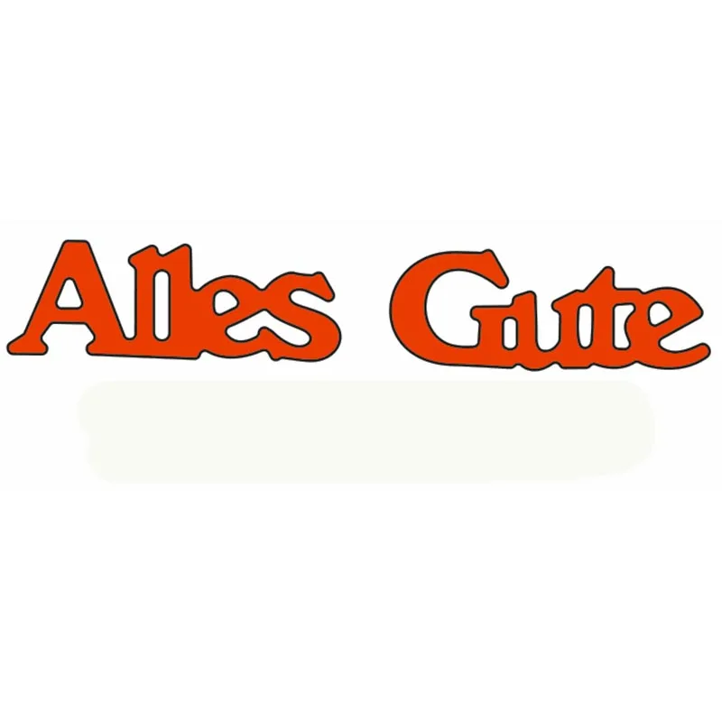 Alles Gute German Word Die Cuts For Card Making German Word Alles Gute dies scrapbooking metal cutting dies new 2019
