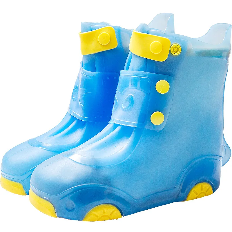 

2021 Hot New Fashion Classic Children Rainboots PVC Rubber Kids Baby Cartoon Shoes Children's Water Shoes Waterproof Rain Boots