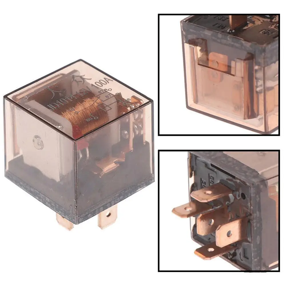 Высококачественное 1 шт. водонепроницаемое автомобильное реле 12 В 100 А 5 контактов