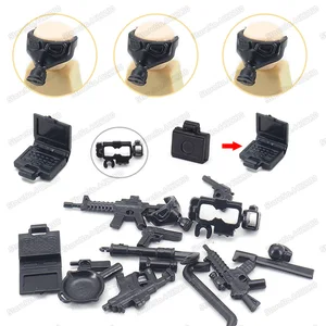 Военное оборудование, оружие, строительный блок сборка, артиллерия, фигурки спецназа Moc WW2, модель солдата, рождественский подарок, игрушка