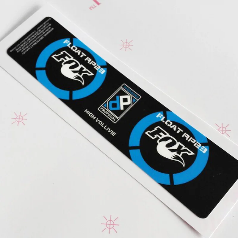 Велосипедная задняя амортизационная наклейка fox rp23 на задние амортизаторы для