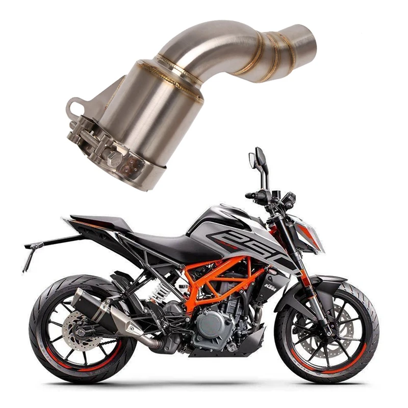 

Выхлопная труба среднего размера для мотоцикла, выхлопная труба среднего размера для KTM 390 Adventure 2020 2021 250 Adventure 21 250 390 ADV