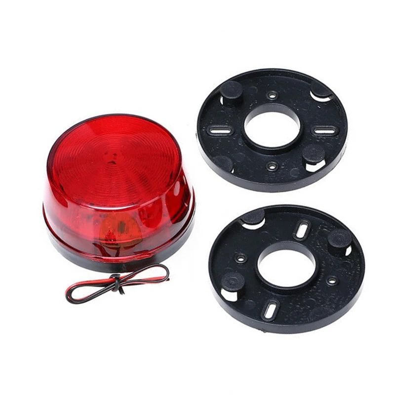 

12V LED Strobe Beacon Emergency Alarm Warning Flashing Light Warning Signal Lamp