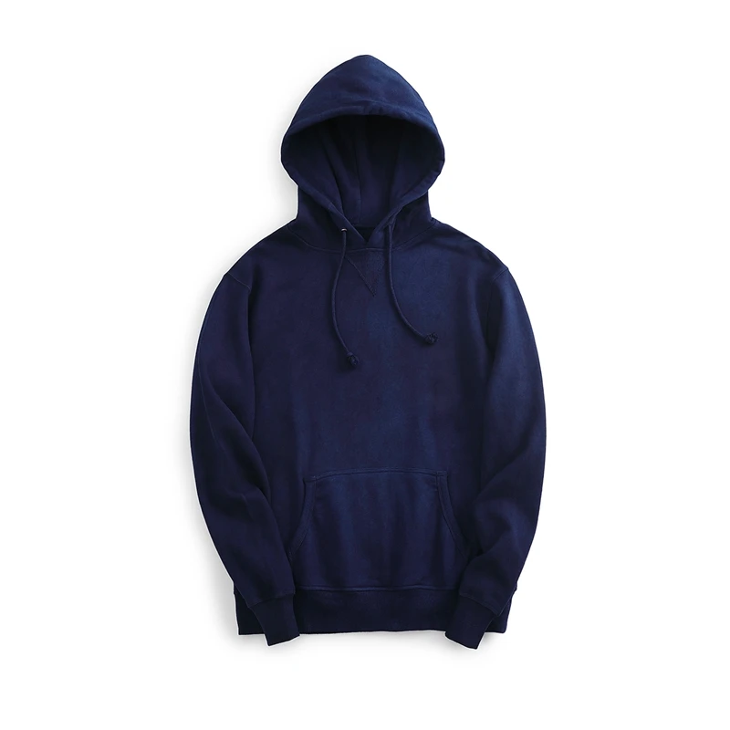 

Akkad Kuti Fashion New Men's Hoodies Casual Indigo Retro Hooded Shirts with Large Pocket Spring / Autumn Long Sleeves Hoodie Men