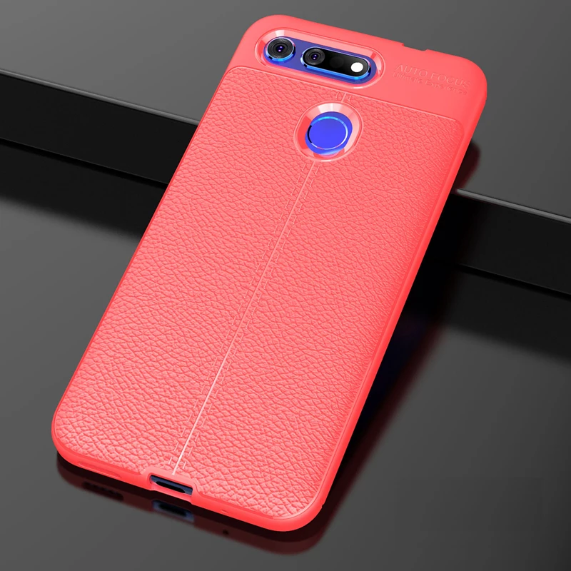 YUETUO Роскошный кожаный чехол на заднюю панель телефона из ТПУ для huawei honor v20 view 20 v