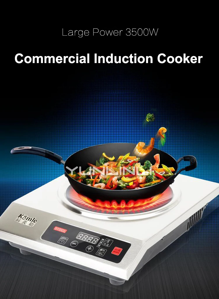 Бытовая индукционная плита электрическая магнитная горелка 3500 Вт