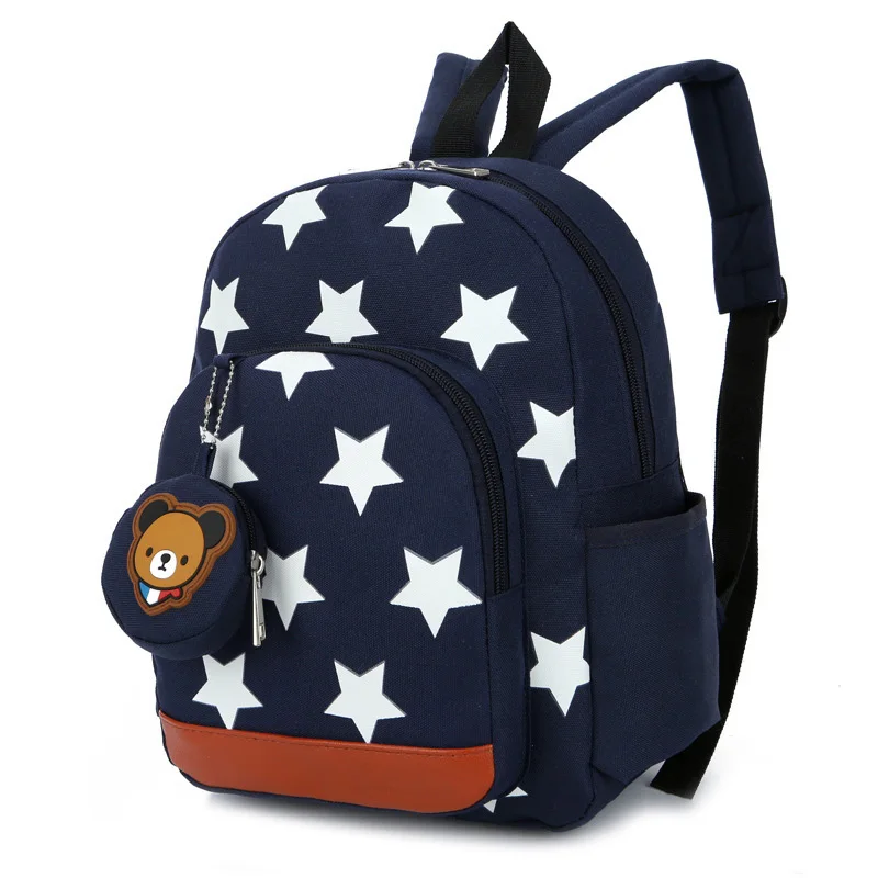 Детские сумки BOSEVEV для мальчиков и девочек, нейлоновые школьные ранцы с принтом для детского сада, милые детские рюкзаки