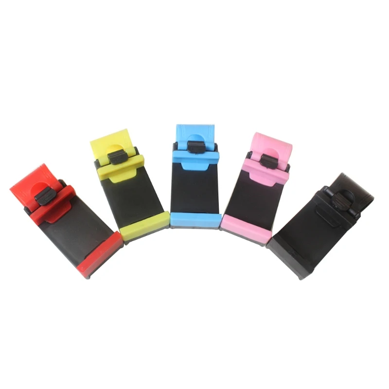 

Multi-functional Mobile Phone Holder / Mount / Clip / Buckle Socket Hands Free on Car Steering Wheel Black / Blue