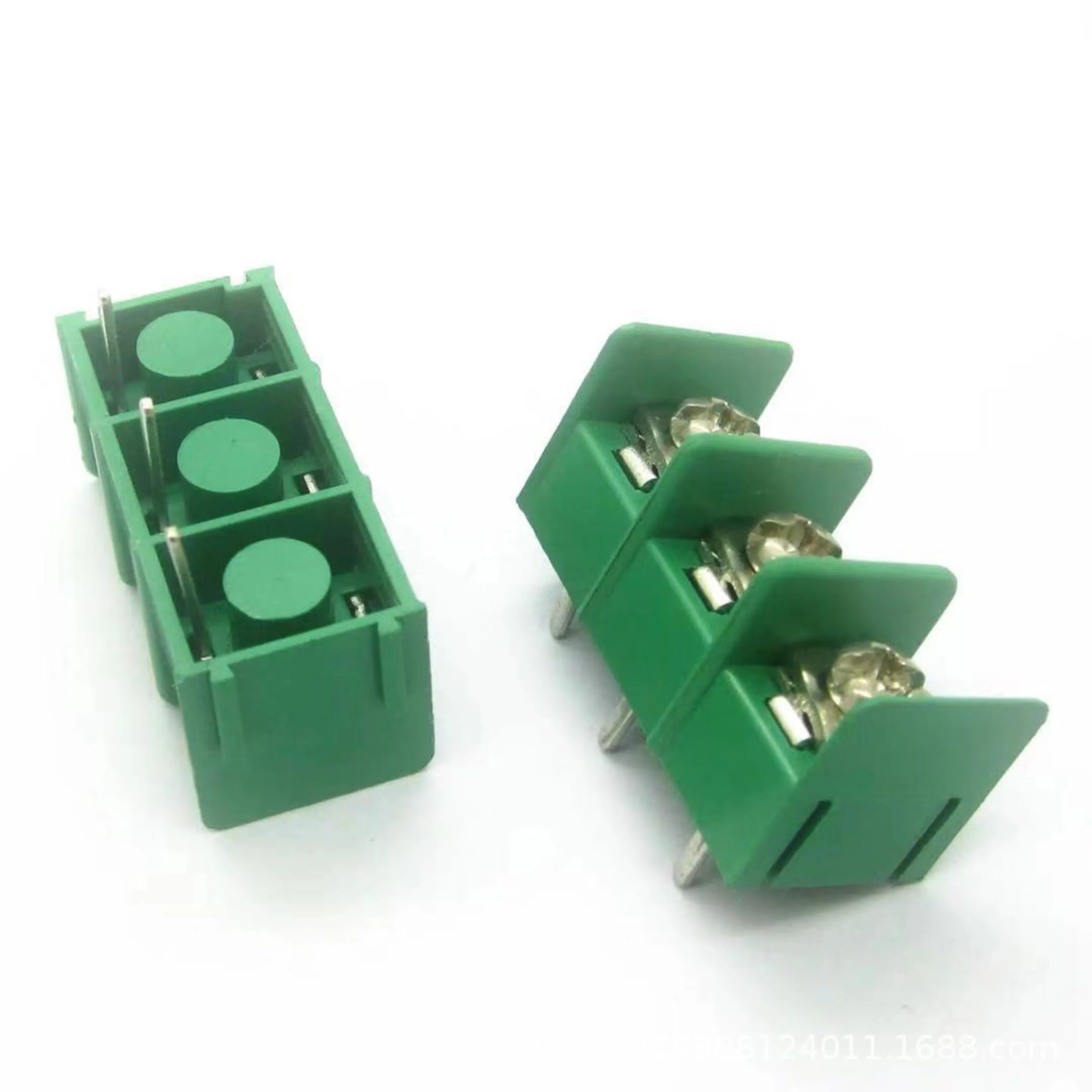 10 шт. KF7620 7 62 мм шаг разъем pcb винтовой клеммный блок 2 pin/3 pin/4Pin/5Pin/6 P/7 P/8 P зеленый