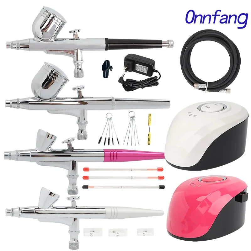 Краскораспылитель Onnfang краскопульт двойного действия 0 2/0 3/0 4/0 5 мм для макияжа и