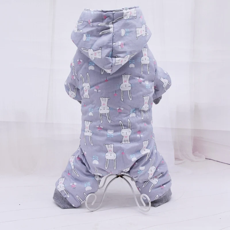 Милое Мягкое хлопковое пальто для маленьких щенков костюм животных комбинезон