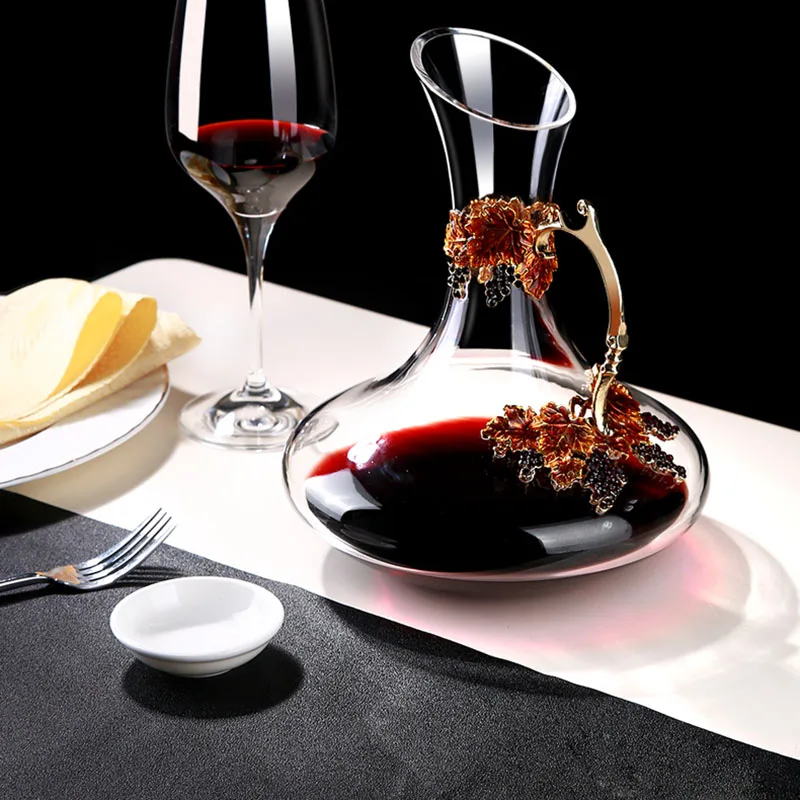 

Хрустальный креативный винный сепаратор виски, стеклянный графин для воды, разделитель для вина, аэратор для напитков, вино, домашние инстр...