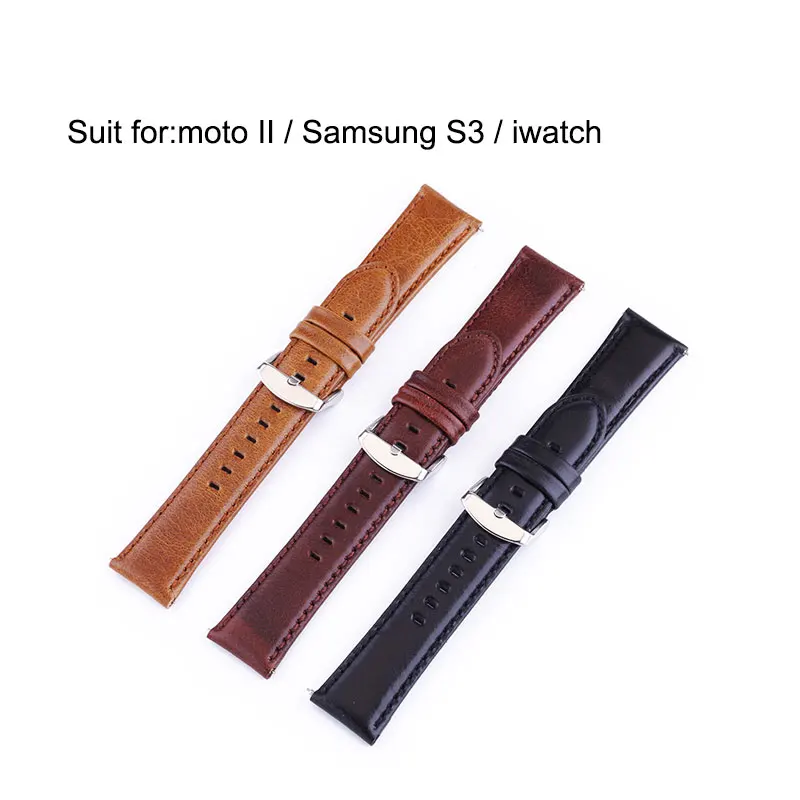 

UTHAI P09 20mm Watch Strap Classic Calf Leather 22mm Watch Band With Leather Watch Strap Switch ear Watchbands Free shipping