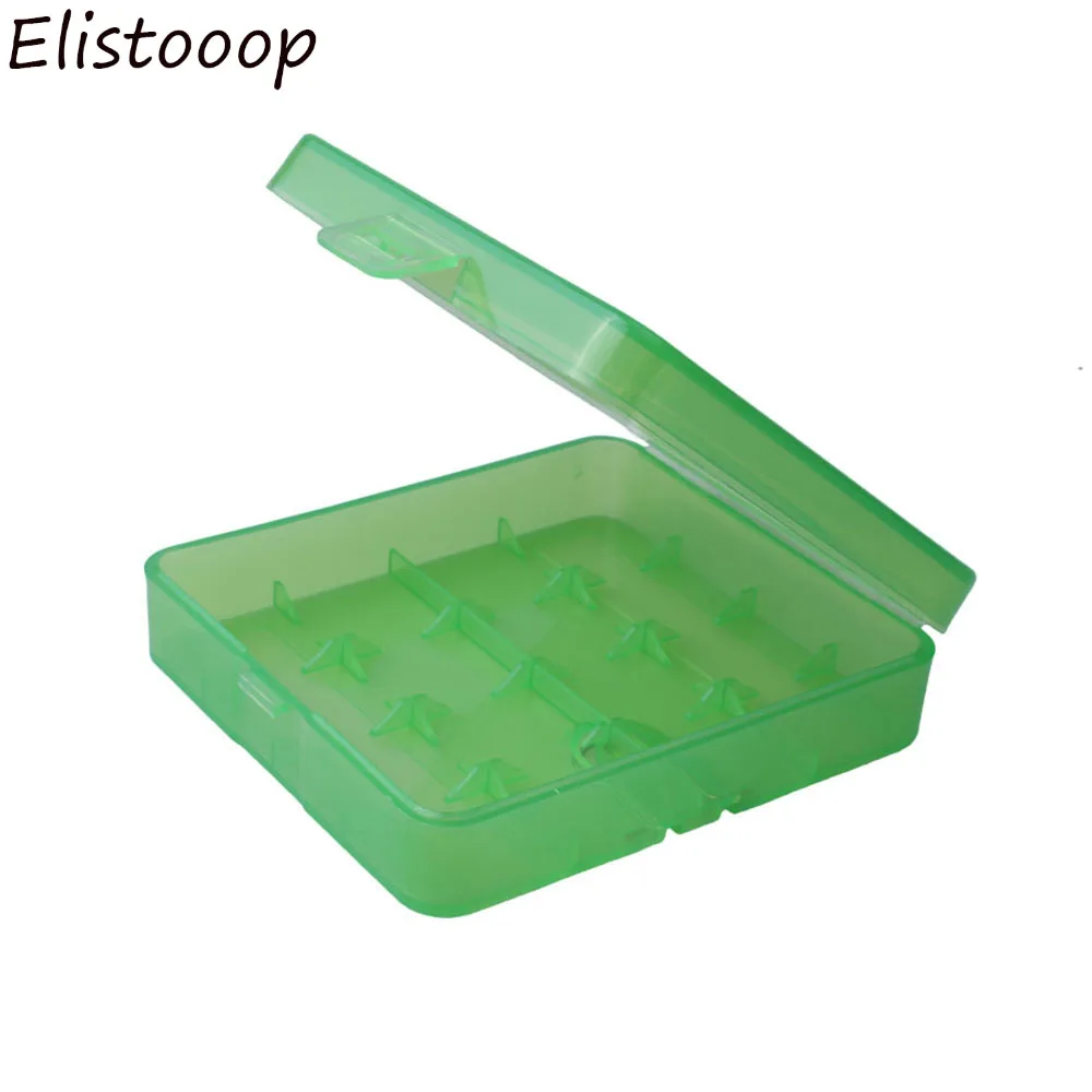 Коробка для хранения аккумуляторов Elistooop прозрачная коробка 4x18650 |