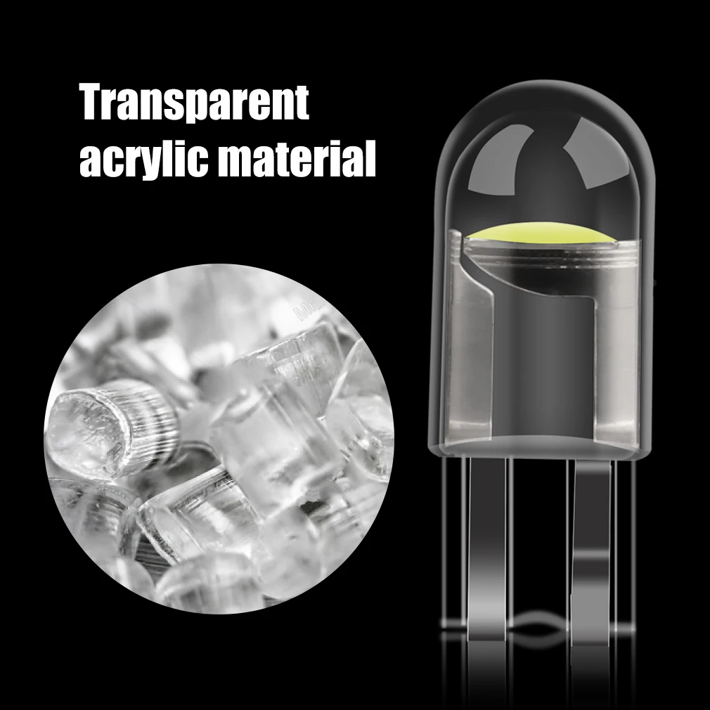 Светодиодная лампа WY5W 168 194 10 шт. T10 W5W светодиодная для салона автомобиля