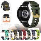 Ремешок 20 мм для смарт-часов Garmin CAME 2 Plus SQ 245, силиконовый браслет для Galaxy Watch 4 Classic 42 мм, браслет для Active2 40 44 amazfit GTS