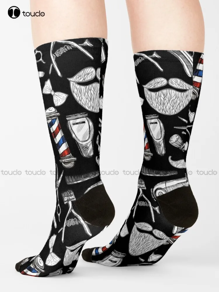 Парикмахерский парикмахерский косметологический носочки белые носки модные