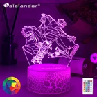 Новейший светодиодный светильник в стиле аниме SK8 The Infinity Reki X Langa для спальни, декор, светильник, подарок для детей на день рождения, манга, настольные 3d лампы