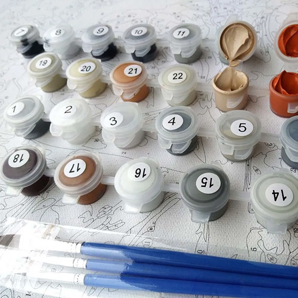 

40*50cm Oil Painting Linen Accessories Tool Home Planet Paint-By-Numbers