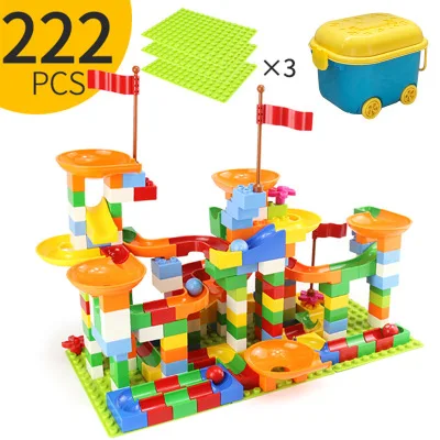 Детский конструктор гоночная трасса совместимый с Duploed|Блочные конструкторы| |