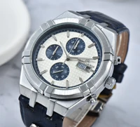 maurice lacroix luxury multifunction chronograph top leather waterproof mens watch fake week true calendar quartz watch
