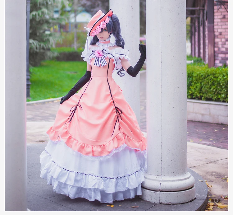 Костюм для косплея черного дворца биллера Хэллоуина |